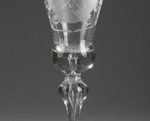 Engraved glass, Low Countries First quarter of 18th century - Glass & Crystal Style 