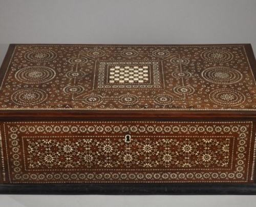 Spain, Granada - Wood Casket Mudejar Art circa 1500 - Furniture Style 