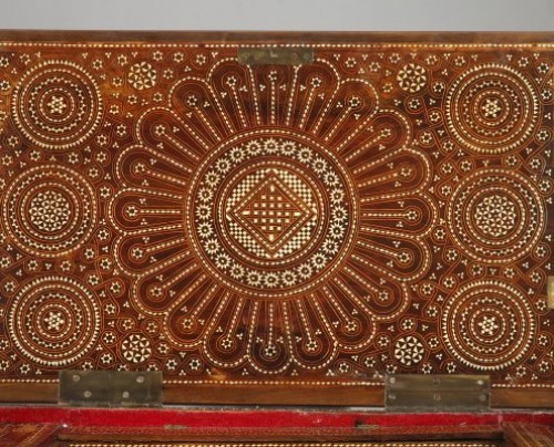  - Spain, Granada - Wood Casket Mudejar Art circa 1500