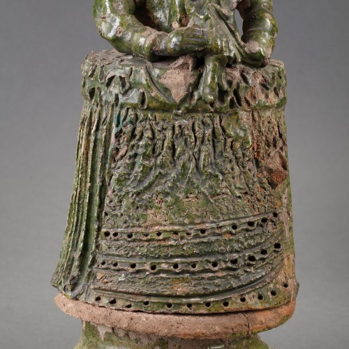  - Roof finial depicting Marie de Médicis and her son, Saintoge17th century