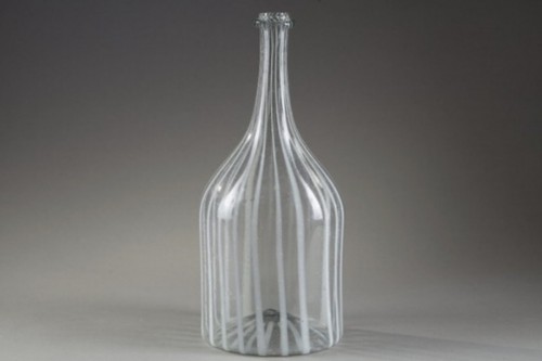 Glass & Crystal  - Bottle &quot;à la manière de Venise&quot; , Catalogna early 18th century