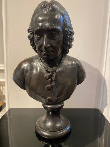 Buste de Jean Jacques Rousseau - Sculpture Style 