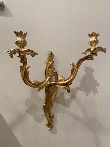 Paire d'appliques Louis XV - Luminaires Style 