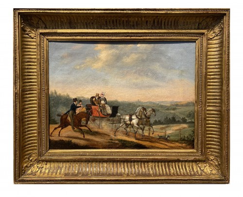 Carriage - Edouard Swebach (1800-1870)