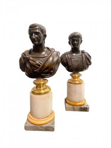 Pair of small busts