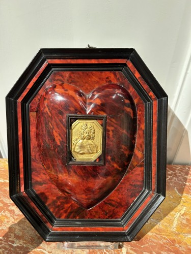 Médaillon octogonal, Anvers fin 17e siècle - Objet de décoration Style 