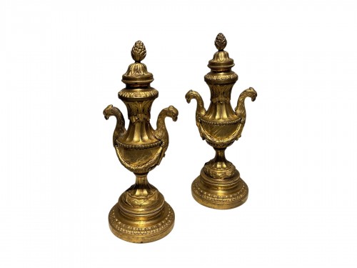 Paire de cassolettes Louis XVI