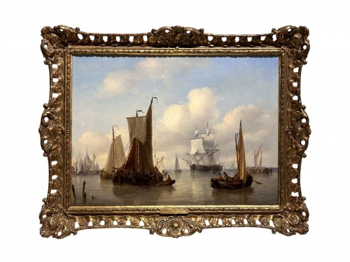 Marine signée Opdenhoff (1807-1873)