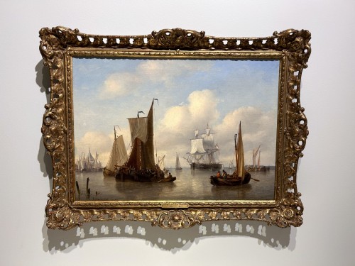 Marine signée Opdenhoff (1807-1873) - Galerie Theunissen & de Ghellinck