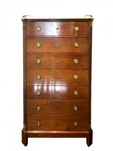 Louis XVI mahogany Semainier