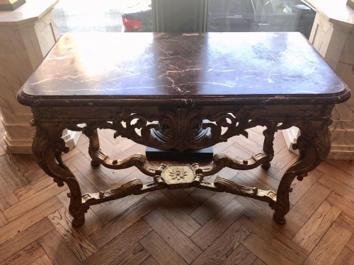 Furniture  - French Regence giltwood game table