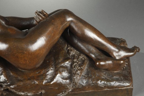 XIXe siècle - Bacchante endormie - Prosper D'EPINAY (1836-1914)