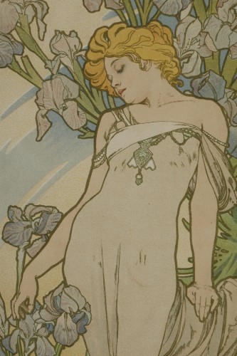 Engravings & Prints  - Flowers - Alphonse MUCHA (1860-1939)