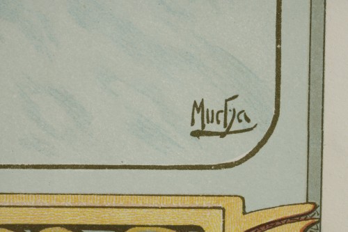 Les Saisons - Alphonse Mucha (1860-1939) - Gravures et livres anciens Style Art nouveau