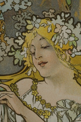 Les Saisons - Alphonse Mucha (1860-1939) - Galerie Tourbillon