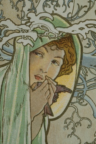 XXe siècle - Les Saisons - Alphonse Mucha (1860-1939)