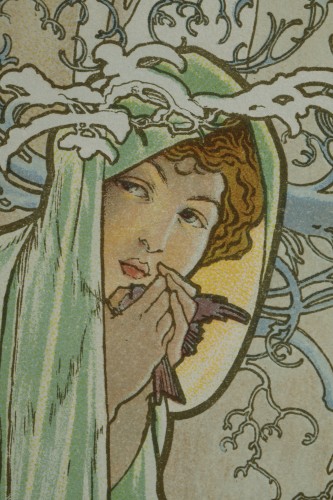 XXe siècle - Les Saisons - Alphonse Mucha (1860-1939)