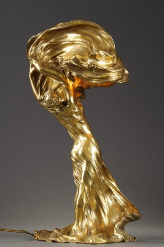 &quot;Loïe Fuller&quot; lamp - Raoul LARCHE (1860-1912) - Lighting Style Art nouveau