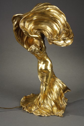 Lampe "Loïe Fuller" - Raoul LARCHE (1860-1912) - Galerie Tourbillon