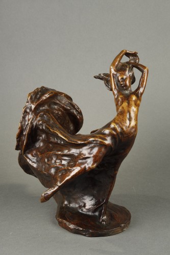 La Tempête - Bernhard HOETGER (1874-1949) - Sculpture Style Art nouveau