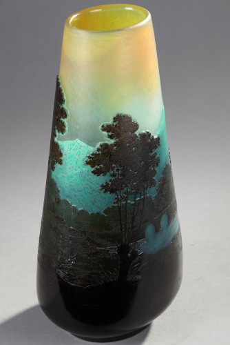 Vase - Ets. GALLE - Verrerie, Cristallerie Style Art nouveau