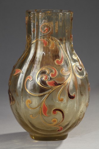 Glass & Crystal  - Vase known as &quot;Cristallerie&quot; - Emile Gallé (1846–1904)