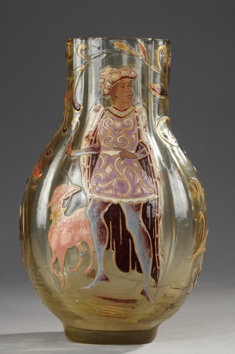 Antiquités - Vase dit "Cristallerie" - Emile Gallé (1846–1904)