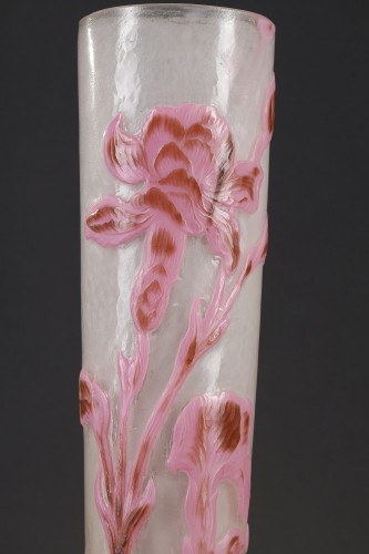 Art nouveau - Cristallerie with Carnations - GALLE Emile (1846-1904)