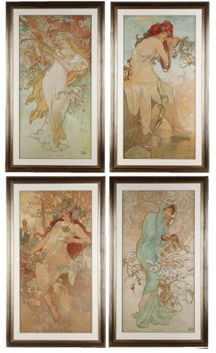 Seasons - Alphonse Mucha (1860-1939)
