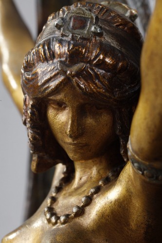 Sculpture Sculpture en Bronze - La Chauve-Souris - Agathon Léonard (1841-1923)