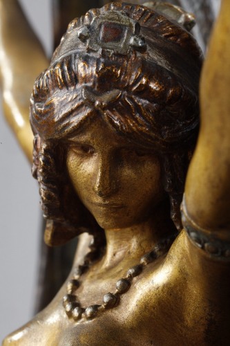 Sculpture Sculpture en Bronze - La Chauve-Souris - Agathon Léonard (1841-1923)