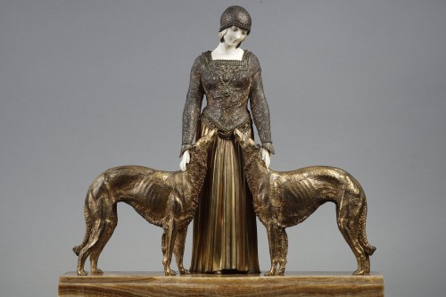 Friends forever - Demetre Chiparus (1886-1947) - Sculpture Style Art Déco
