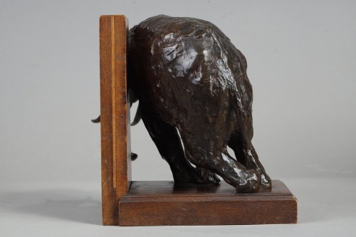 20th century - Pair of bookends with Elephants - Ary BITTER (1883-1973)
