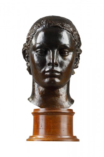 Head of a girl - Paul BELMONDO (1898-1982)
