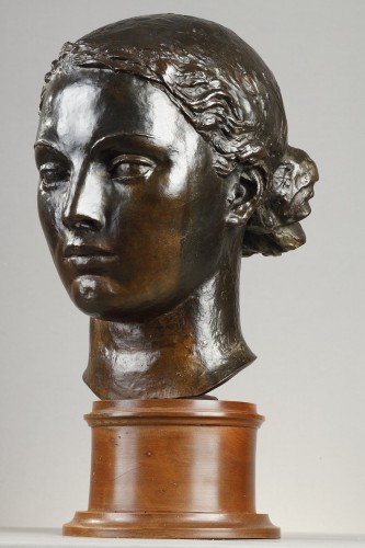 Tête de jeune fille - Paul BELMONDO (1898-1982) - Galerie Tourbillon