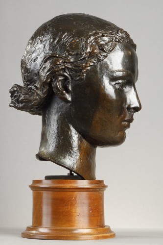 Art Déco - Head of a girl - Paul BELMONDO (1898-1982)