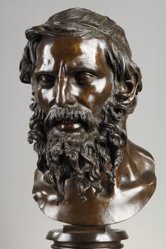 Sculpture Sculpture en Bronze - Le Philosophe - Vincenzo Gemito (1852-1929)