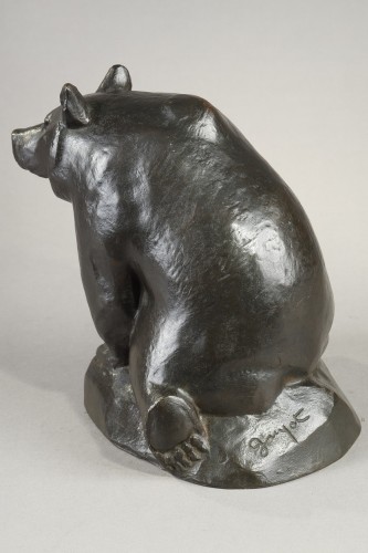 Pyrenean bear sitting - Georges GUYOT (1885-1972) - Art Déco