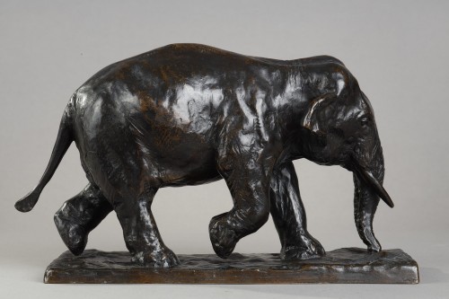 Elephant trotting - Roger Godchaux (1878-1958) - Art Déco