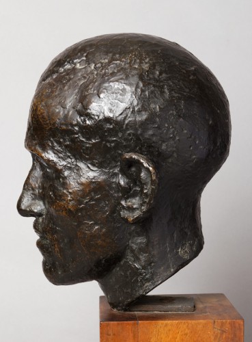 Sculpture  - Portrait of a Man - Marcel GIMOND (1894-1961)
