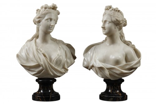 Spring and Autumn - Workshop of D. PARODI (1672-1742) & F.M. BIGGI (1676