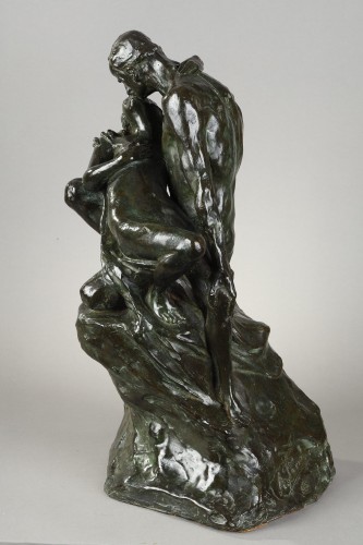 Sculpture Sculpture en Bronze - Le Baiser - Alfred PINA (1887-1966)