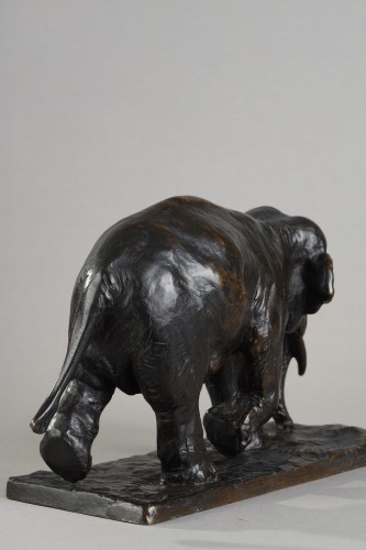 Eléphant trottant - Roger GODCHAUX (1878-1958) - Galerie Tourbillon