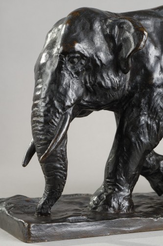 XXe siècle - Eléphant trottant - Roger GODCHAUX (1878-1958)