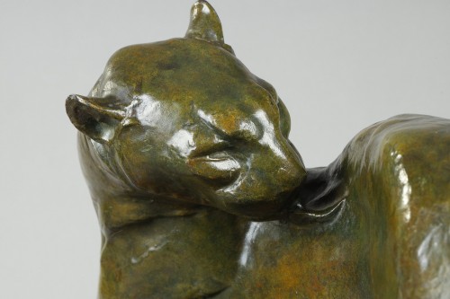 Art Déco - Panther licking - André-Vincent BECQUEREL (1893-1981)
