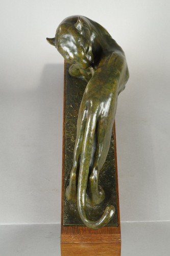 Antiquités - Panther licking - André-Vincent BECQUEREL (1893-1981)
