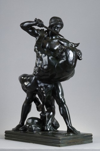 Sculpture  - Theseus slaying the Minotaur - Antoine-Louis BARYE (1796-1875)