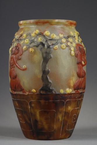 Glass & Crystal  - Vase known as &quot;Garden of Hesperides&quot; - Gabriel ARGY-ROUSSEAU (1885-1953)