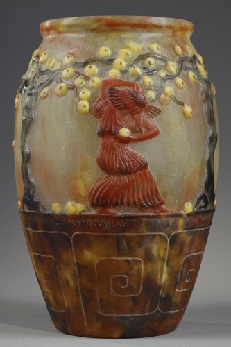 Vase known as &quot;Garden of Hesperides&quot; - Gabriel ARGY-ROUSSEAU (1885-1953) - Art Déco