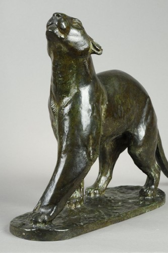 Art Déco - Panther sniffing - Georges Guyot (1885-1972)